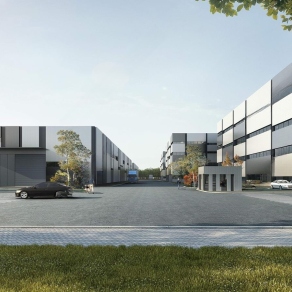 现代厂房3D模型下载